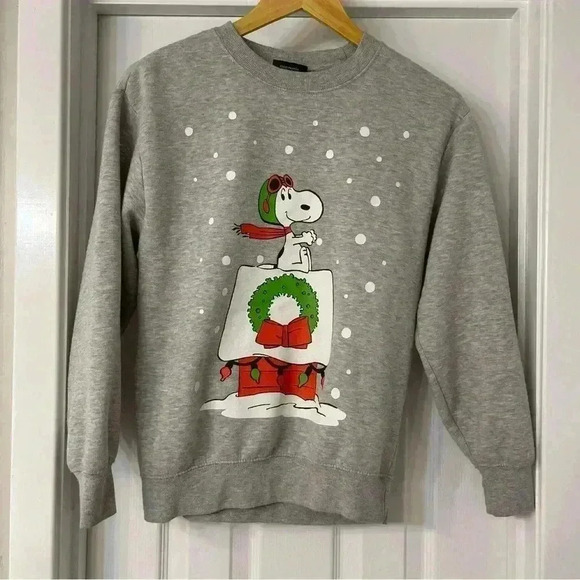 Snoopy Peanuts thin sweatshirt size small pre loved - Picture 1 of 7